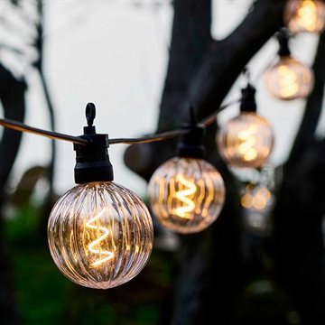 Luke startsæt fra Sirius - lyskæde med 10 klare LED-pærer i varm hvid SIR69700